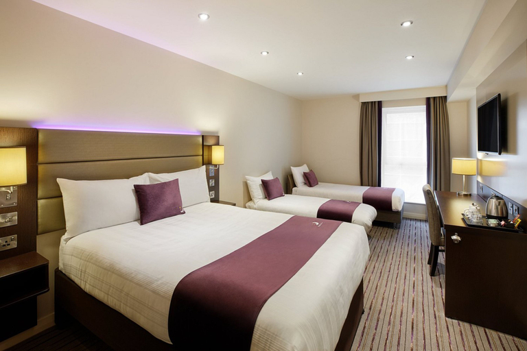Bedroom 4, Premier Inn Lancaster, Lancashire