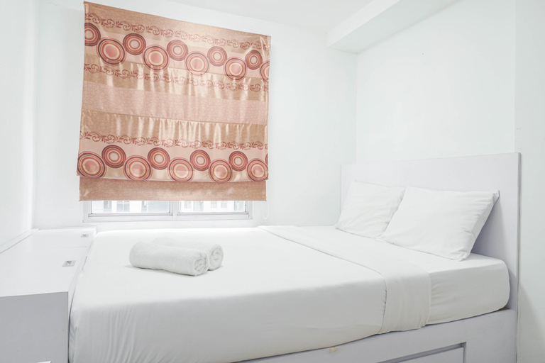 Bedroom 3, Comfort Studio with City View at Pancoran Riverside Apartment By Travelio, South Jakarta