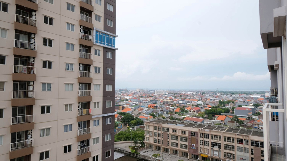 Exterior & Views, Clean and Cozy Stay Studio at Puncak Dharmahusada Apartment By Travelio, Surabaya