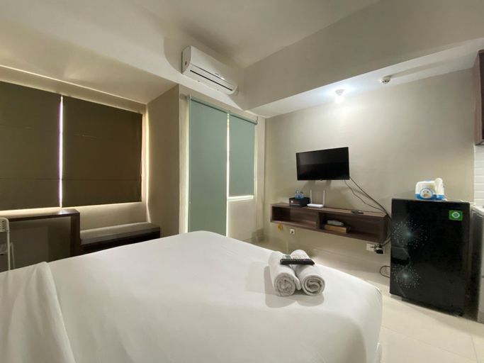 Bedroom 2, Fancy Studio Apartment at Gateway Park LRT City Bekasi By Travelio, Bekasi