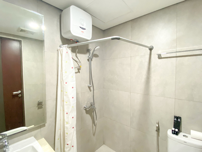 Bedroom 3, Simple and Cozy Studio Room at Pollux Chadstone Apartment By Travelio, Cikarang