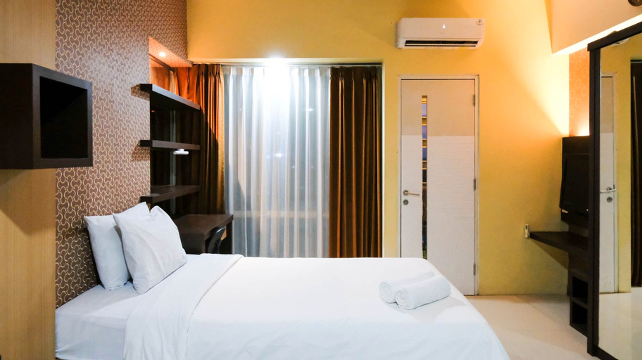 Bedroom 1, Best Choice Studio Apartment near Petra University at The Square Surabaya By Travelio, Surabaya