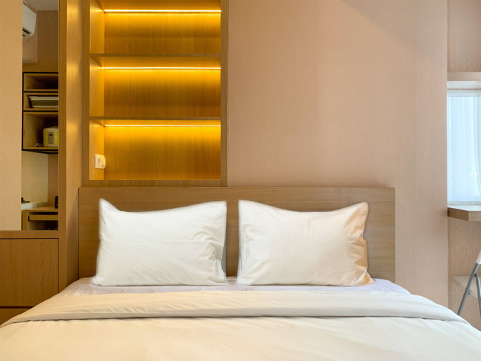 Bedroom 2, Compact Minimalist Studio at Tokyo Riverside PIK 2 Apartment By Travelio, Tangerang