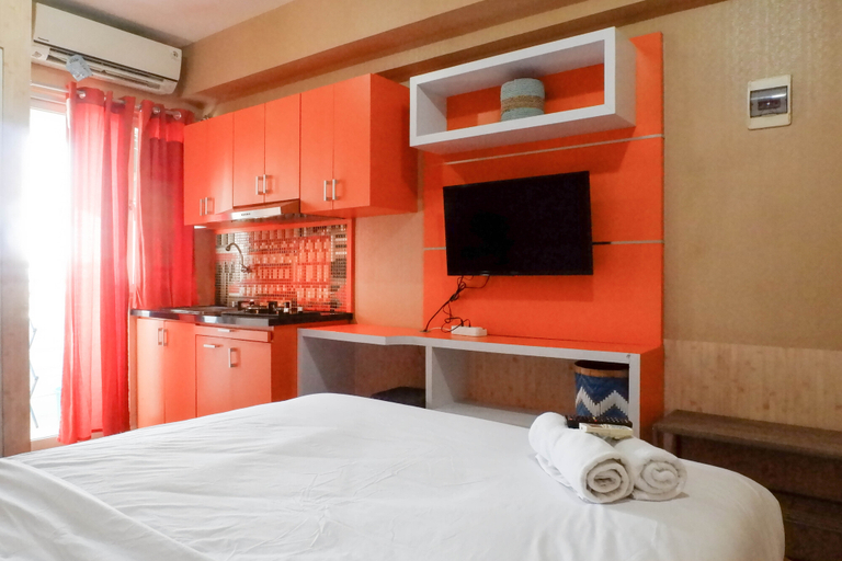 Bedroom 2, Cozy Living Studio at Educity Surabaya Apartment By Travelio, Surabaya
