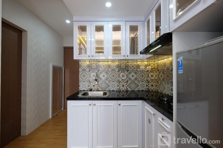 Dining Room 3, Fancy and Nice 2BR @Podomoro Golf View By Travelio, Bogor