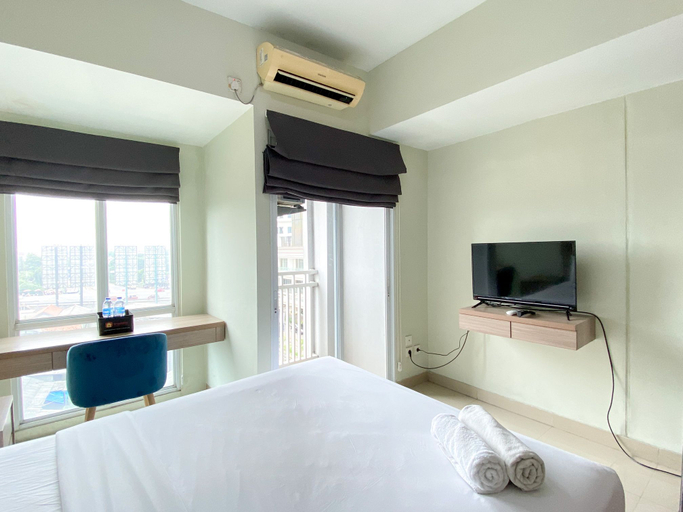 Bedroom 2, Comfortable and Strategic Studio at Grand Dhika City Apartment By Travelio, Bekasi