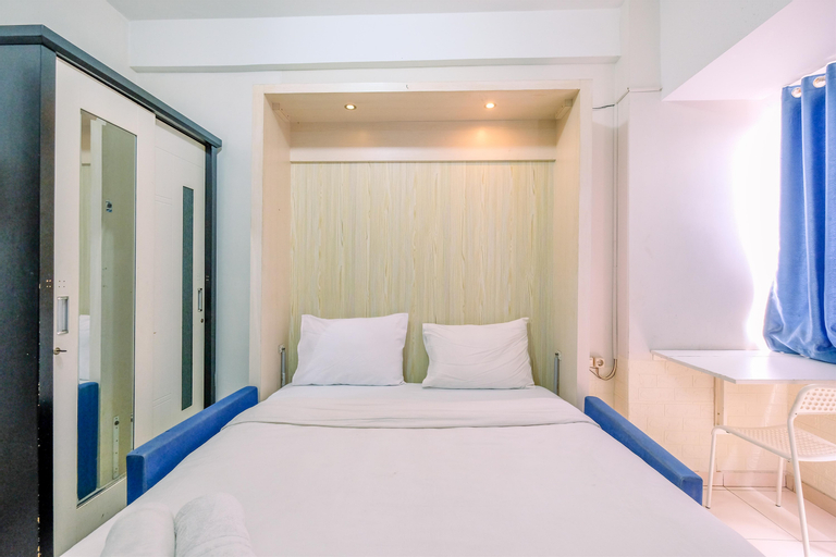 Bedroom 2, Homey Studio at 10th Floor Margonda Residence 5 Apartment By Travelio, Depok