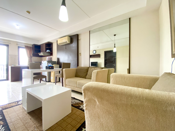Comfort Designed 2BR at Metropark Condominium Jababeka Apartment By Travelio, Cikarang