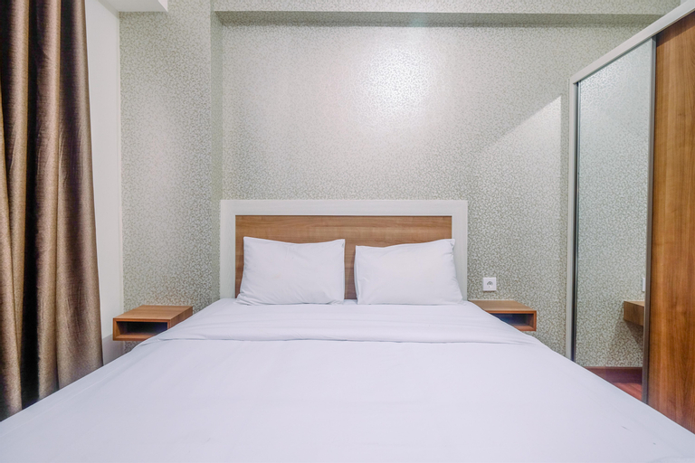 Bedroom 1, Well Appointed 2BR Apartment Podomoro Golf View By Travelio, Bogor