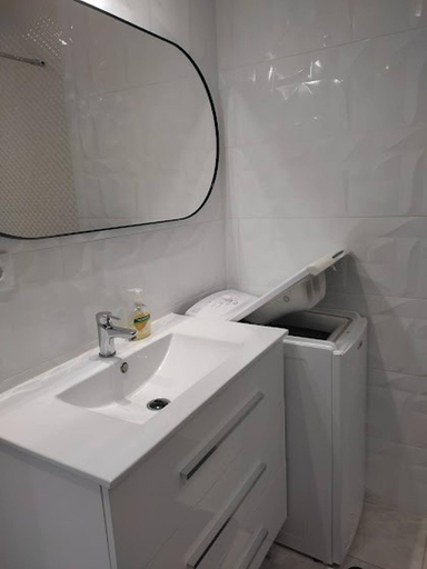 Bathroom, One Bedroom Apartment In Puerto Mogan, Las Palmas