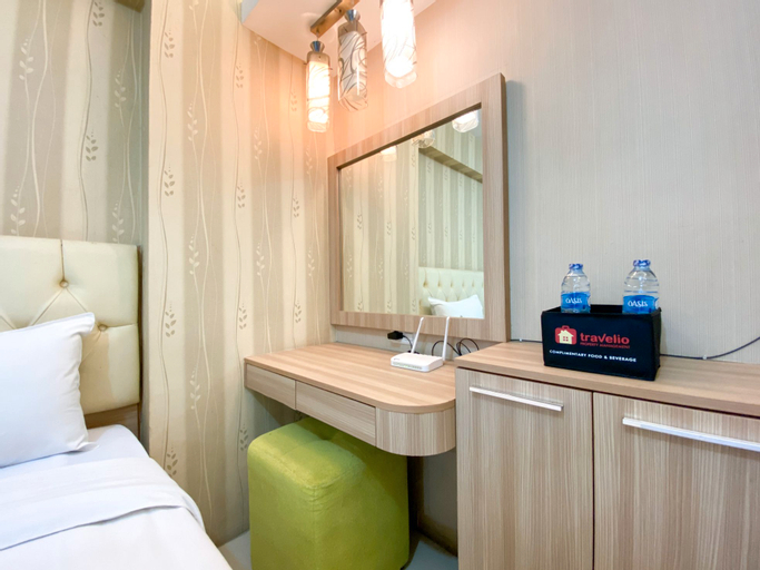 Bedroom 2, Cozy and Comfy Studio at Bassura City Apartment By Travelio, East Jakarta