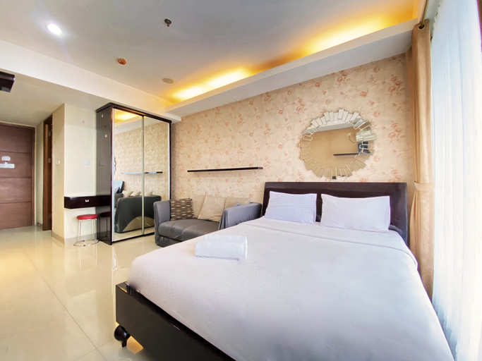 Bedroom 2, Warm and Cozy Studio at Dago Suites Apartment By Travelio, Bandung
