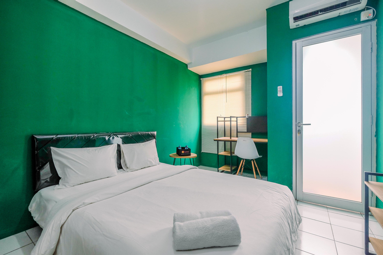 Bedroom 1, Cozy and Tidy Studio Gunung Putri Square Apartment By Travelio, Bogor