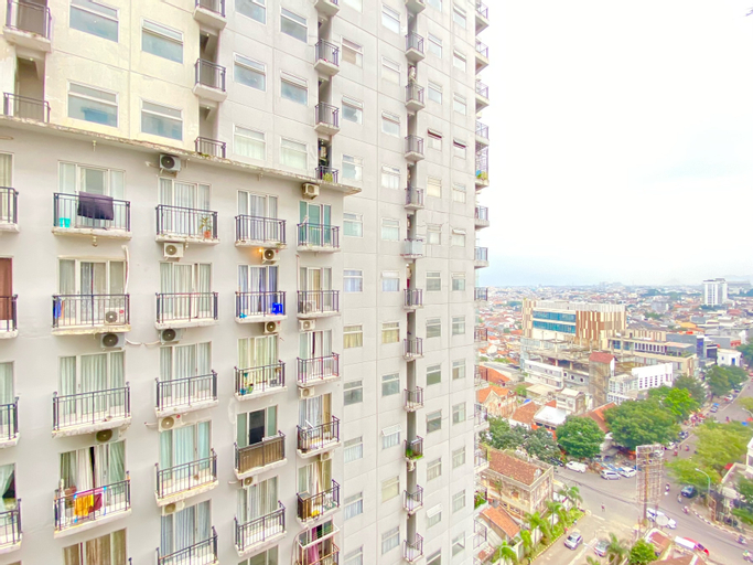 Exterior & Views, Homey Studio Room at Grand Asia Afrika Apartment By Travelio, Bandung
