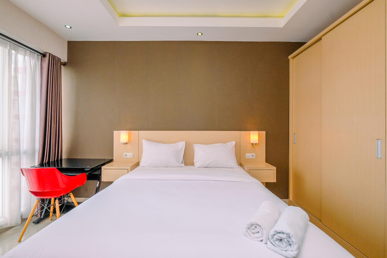 Bedroom 1, Nice and Homey Studio at Taman Melati Margonda Apartment By Travelio, Depok