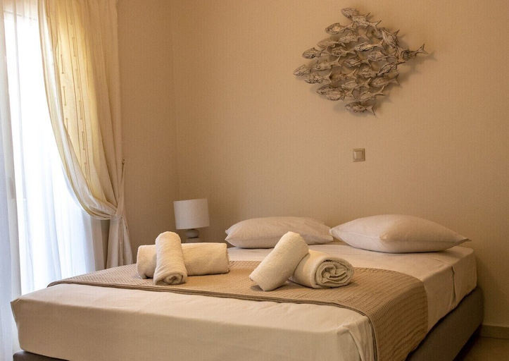 Bedroom 3, Grand Bleu Apartments & Villas, Peloponnese