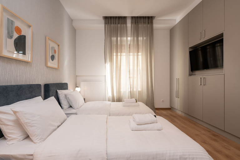 Bedroom 4, Upscale Athens Luxury Penthouse, Attica