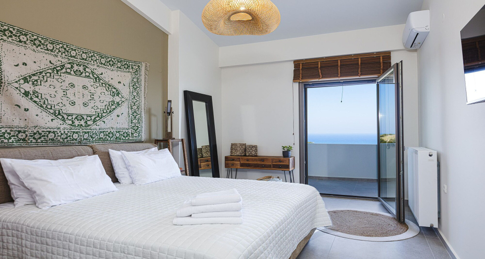 Bedroom 5, Luxurious Villa Rizes - with Private Pool, Crete