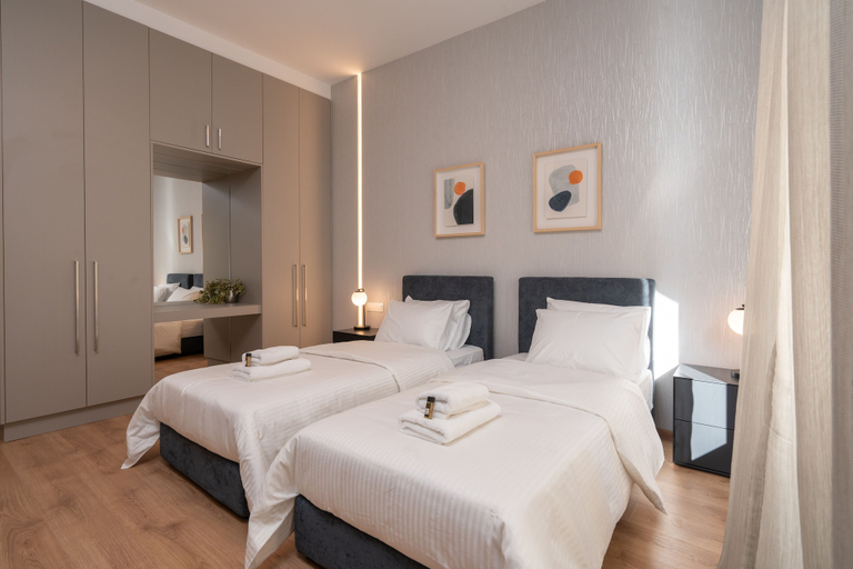 Bedroom 3, Upscale Athens Luxury Penthouse, Attica