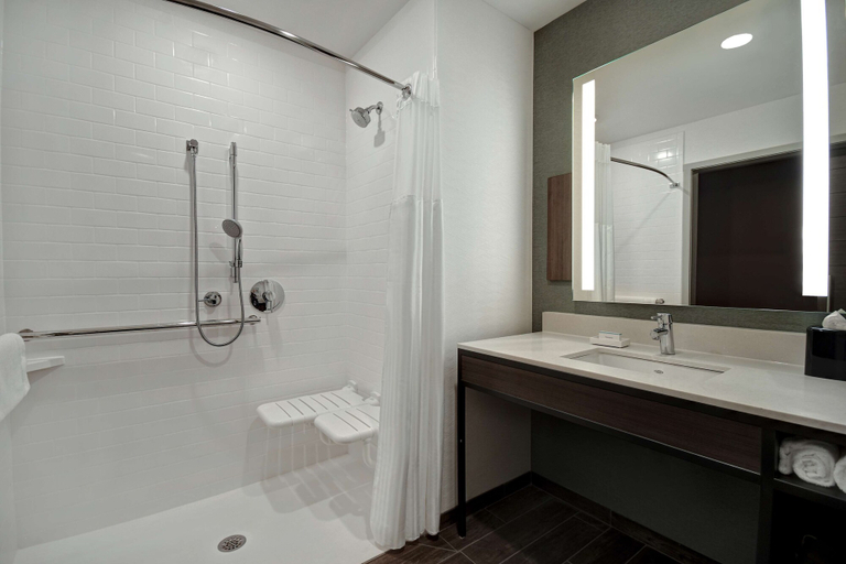 Bathroom 4, Hilton Garden Inn Kalamazoo, Kalamazoo