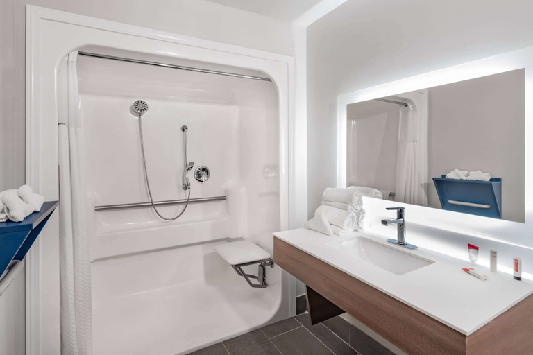 Bathroom 4, Microtel Inn by Wyndham Athens, Clarke