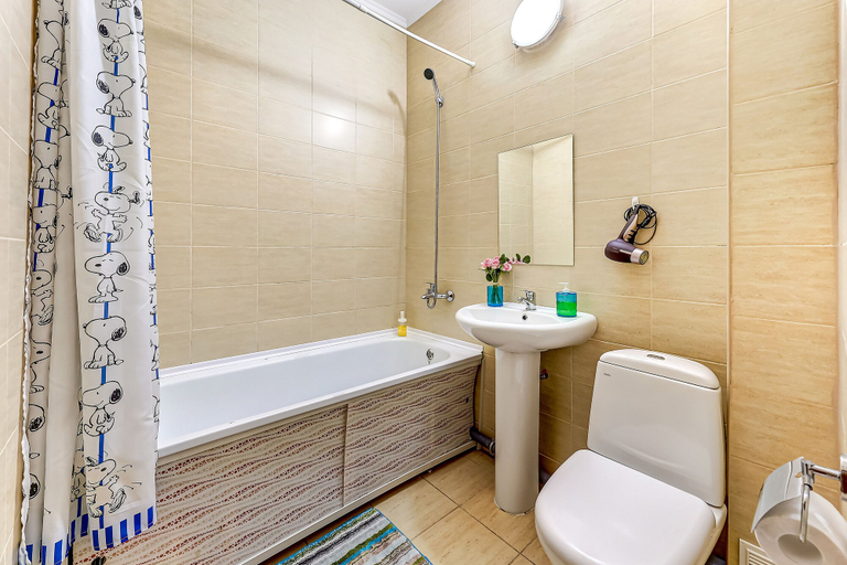Bathroom 3, Apartments Vesta on Iuzhnoie Shosse, Sankt-Peterburg gorsovet