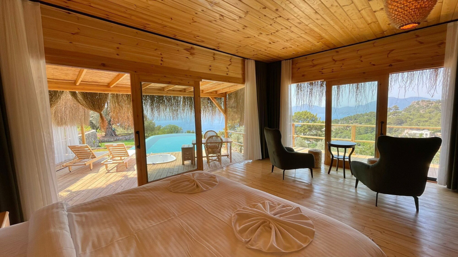 Bedroom 4, Seaview Faralya Butik Hotel, Fethiye