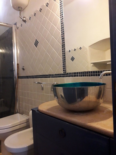 Bathroom sink, Clemente Apartment, Brindisi