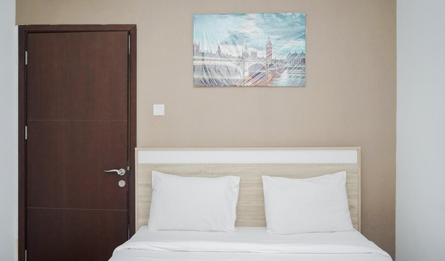 Bedroom 1, Comfortable 1BR Apartment at Springwood Residence By Travelio, Tangerang