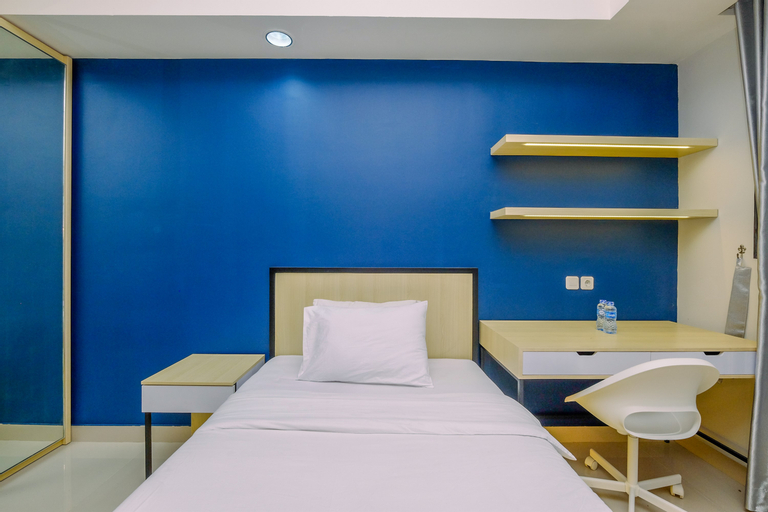 Comfy and Minimalist Studio with City View at Evenciio Margonda Apartment By Travelio, Depok