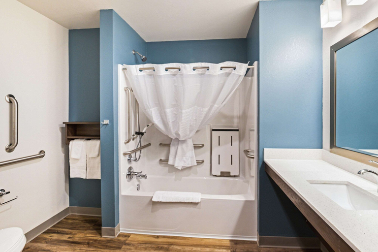 Bathroom 4, WoodSpring Suites Broken Arrow, Tulsa