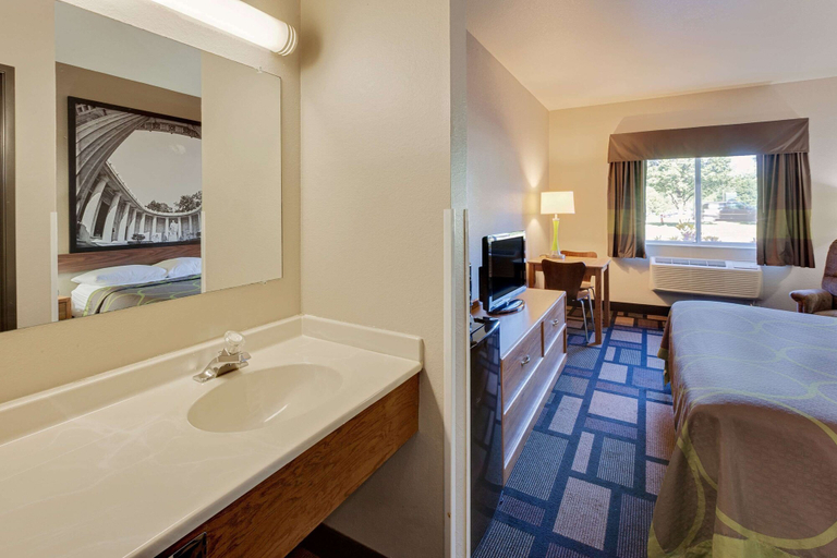 Bathroom 5, Super 8 by Wyndham Akron S/Green/Uniontown OH, Summit