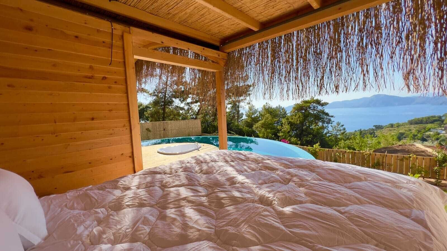 Bedroom 3, Seaview Faralya Butik Hotel, Fethiye