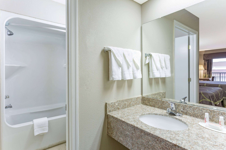 Bathroom 4, Super 8 by Wyndham, Orangeburg, Orangeburg