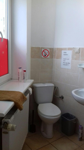 Bathroom 4, Art Hostel, Kraków City