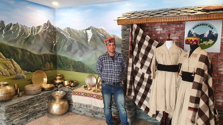 Public Area, Nomadic Inn, Kangra
