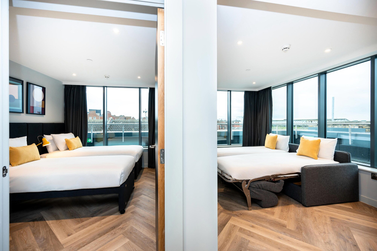 Bedroom 3, Staycity Aparthotels, Dublin, Tivoli, Dublin