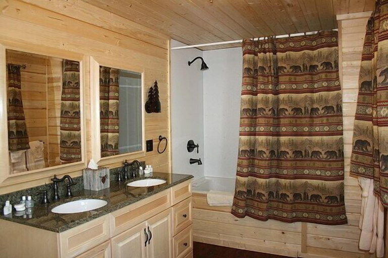 Bathroom, St. Mary Village, Glacier