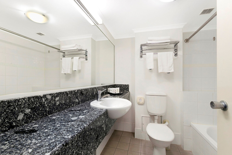 Bathroom 4, The Wellington Apartment Hotel, Brisbane