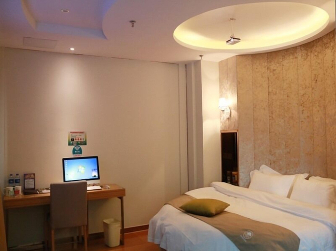 Bedroom 2, GreenTree Inn Maanshan Hanshan District Jiuwu Square Hotel, Chaohu