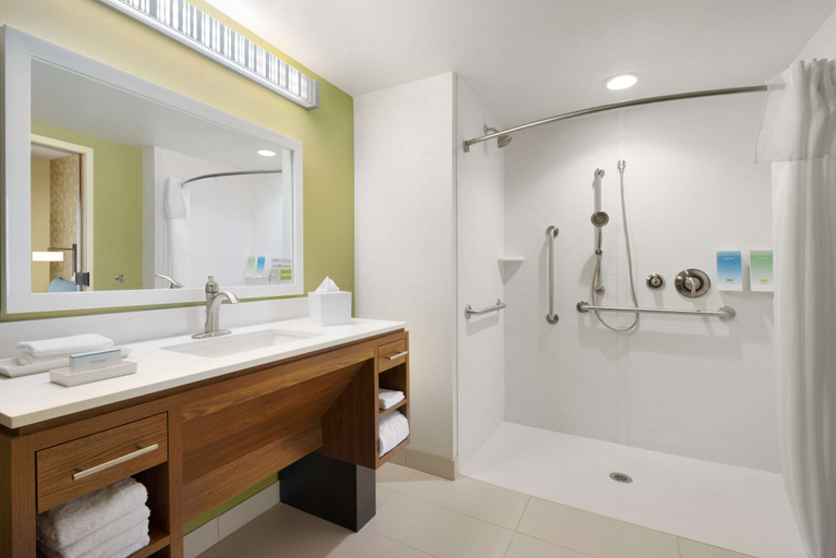 Bathroom 4, Home2 Suites by Hilton Middleburg Heights Cleveland, Cuyahoga