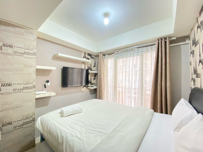 Bedroom 3, Homey Studio Furnished At Grand Asia Afrika Apartment, Bandung