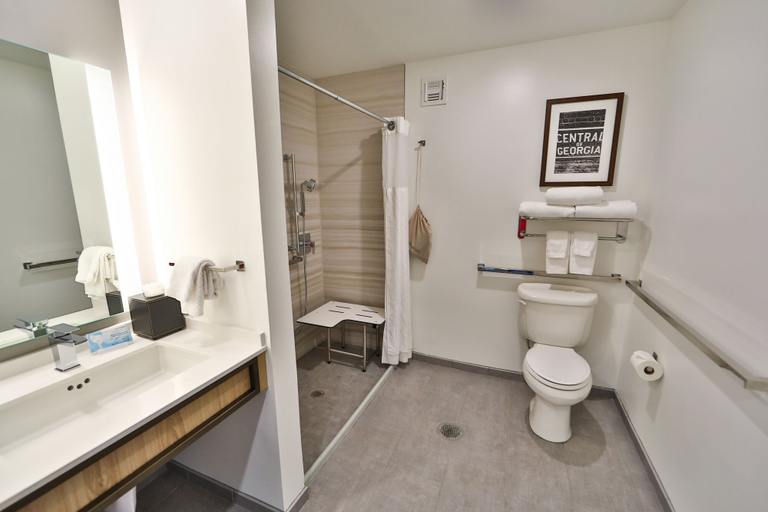 Bathroom 5, Hilton Garden Inn Savannah Historic District, Chatham