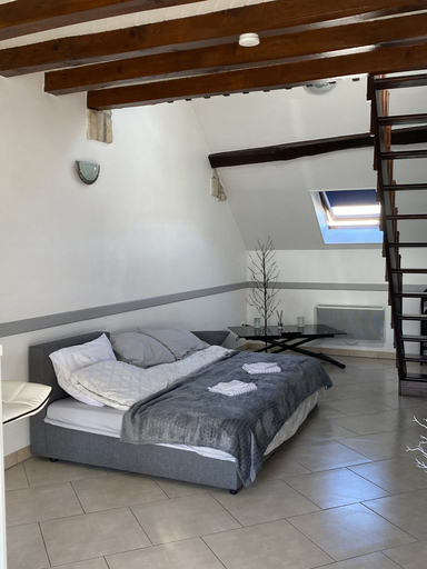 Bedroom 3, Superbe appartement & piscine privée à Sens, Yonne