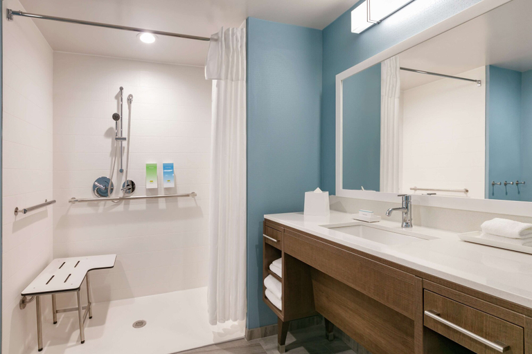 Bathroom 4, Home2 Suites by Hilton Norfolk Airport, Norfolk