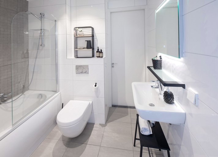 Bathroom 4, Stadsvilla Hotel Mozaic Den Haag, The Hague