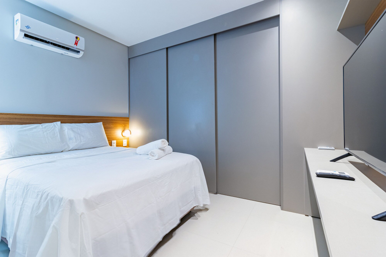 Bedroom 2, Apto Completo no Eco Resort, Rio Formoso
