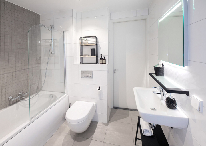 Bathroom 4, Stadsvilla Hotel Mozaic Den Haag, The Hague