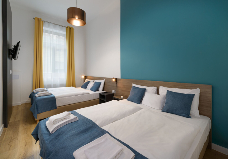 Bedroom 3, RES City Residence Hotel Budapest, Budapesti
