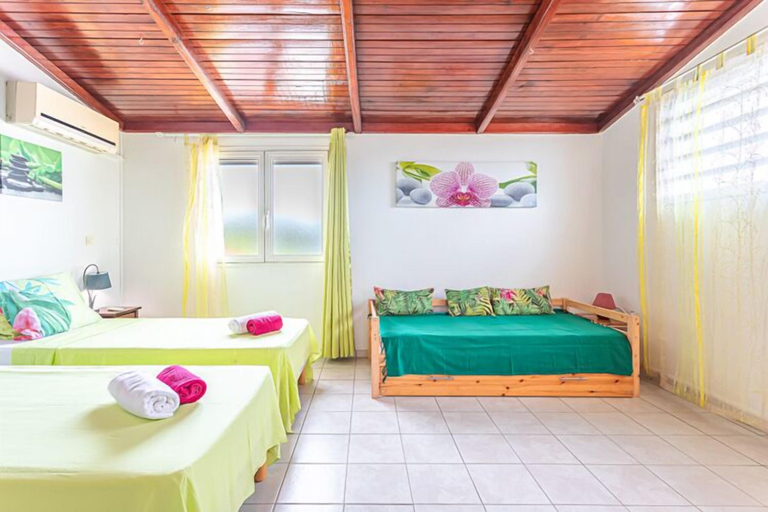 Bedroom 4, Fanélie Location, Deshaies